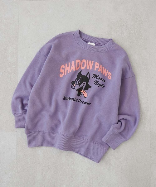 devirock（デビロック）の「デビラボ BIGシルエット プリント トレーナー（スウェット・キッズ・ピンク系1/ブルー系1/ブラック系3/ベージュ系2/グレー系1/ブラック系1/パープル系1/グリーン系1/ベージュ系1/ブラック系2/ブラック系4/レッド系1/グレー系2/グレー系3・90cm/100cm/110cm/120cm/130cm/140cm/150cm/160cm）」の13枚目の写真