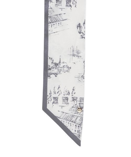 SNIDEL(スナイデル)の「オリジナル柄スカーフ(バンダナ/スカーフ・レディース・ラベンダー/アイボリー・F)」の7枚目の写真