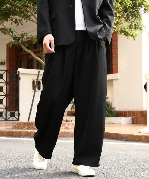 ド*ン様 yotsuba ノーカラージャケット & ワイドスラックス セット Cloudstyle（クラウドスタイル）の「【Cloudstyle】ノーカラー