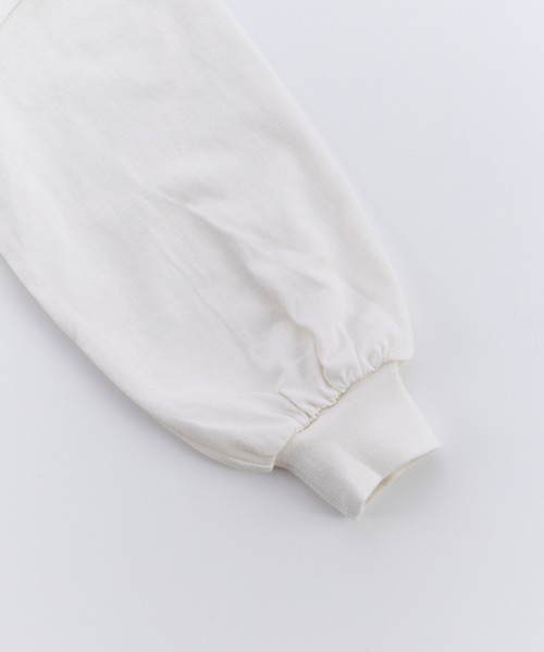 Ocean&Ground（オーシャン&グラウンド）の「レースリメイクＴシャツ（Tシャツ/カットソー・キッズ・オフホワイト/チャコール/レッド・100/140/130/95/90/80/120/110）」の17枚目の写真