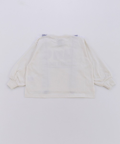 Ocean&Ground（オーシャン&グラウンド）の「レースリメイクＴシャツ（Tシャツ/カットソー・キッズ・オフホワイト/チャコール/レッド・100/140/130/95/90/80/120/110）」の12枚目の写真