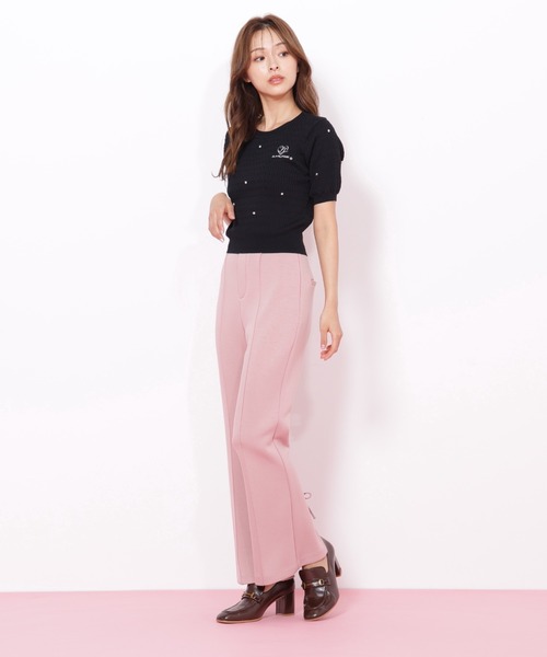 JILL by JILL STUART(ジルバイジルスチュアート)の「◇バックリボンフレアパンツ(その他パンツ・レディース・ブラック/グレー/ピンク・FREE)」の20枚目の写真
