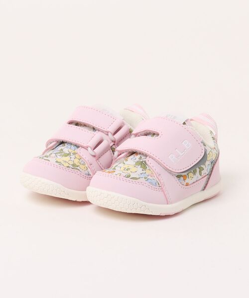 ASBee(アスビー)の「R.L.B アール・エル・ビー ベビー ワンベルトシューズ 子供靴 キッズスニーカー ストラップ(スニーカー・キッズ・アイボリー/オリーブ/ピンク系その他/ブラウン/ダークグレー・12.5cm/13.0cm/13.5cm/14.0cm/14.5cm/15.0cm/15.5cm/16.0cm)」の5枚目の写真
