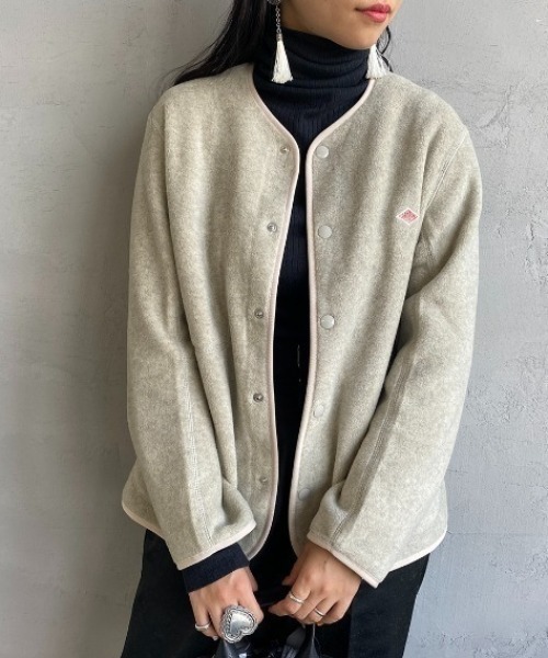 DANTON ノーカラー　ベージュ Danton 「DANTON」 ノーカラージャケット 34 ベージュ