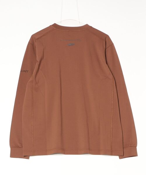 KEEN(キーン)の「Us4 HARVEST NATURE LIVES LS TEE /アスフォー ハーベスト ネイチャー リブズ ロングスリーブ ティー(Tシャツ/カットソー・レディース・チョコ・S/M/L/XL)」の2枚目の写真
