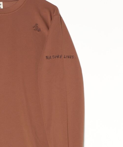 KEEN(キーン)の「Us4 HARVEST NATURE LIVES LS TEE /アスフォー ハーベスト ネイチャー リブズ ロングスリーブ ティー(Tシャツ/カットソー・レディース・チョコ・S/M/L/XL)」の3枚目の写真