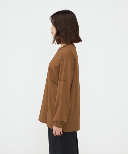 KEEN(キーン)の「Us4 HARVEST NATURE LIVES LS TEE /アスフォー ハーベスト ネイチャー リブズ ロングスリーブ ティー(Tシャツ/カットソー・レディース・チョコ・S/M/L/XL)」の4枚目の写真