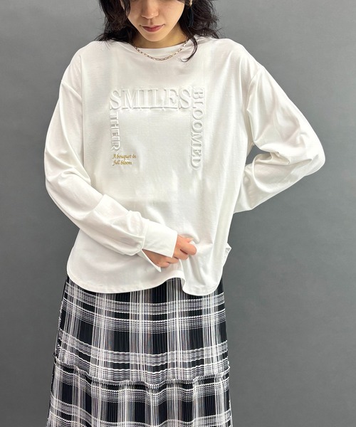 KARA ニコル サイン入りTシャツ　Lサイズ 圧縮マイクロカノコラグランTシャツ｜Tシャツ｜ニコル公式通販