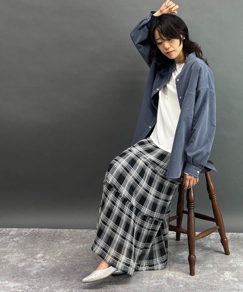 NICOLE white(ニコルホワイト)の「ロゴロングTシャツ(Tシャツ/カットソー・レディース・その他4/その他1/その他2/その他3・FREE)」の16枚目の写真