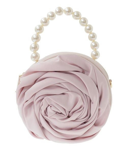 Maison de FLEUR（メゾンドフルール）の「ローズショルダーバッグ（ショルダーバッグ・レディース・アイボリー/ピンク・FREE）」の6枚目の写真