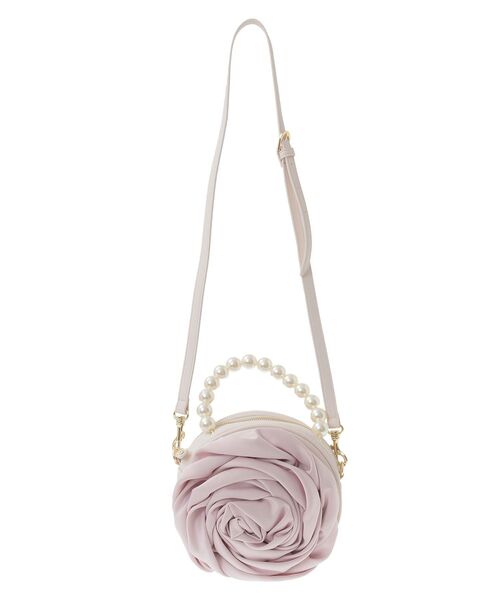 Maison de FLEUR（メゾンドフルール）の「ローズショルダーバッグ（ショルダーバッグ・レディース・アイボリー/ピンク・FREE）」の15枚目の写真