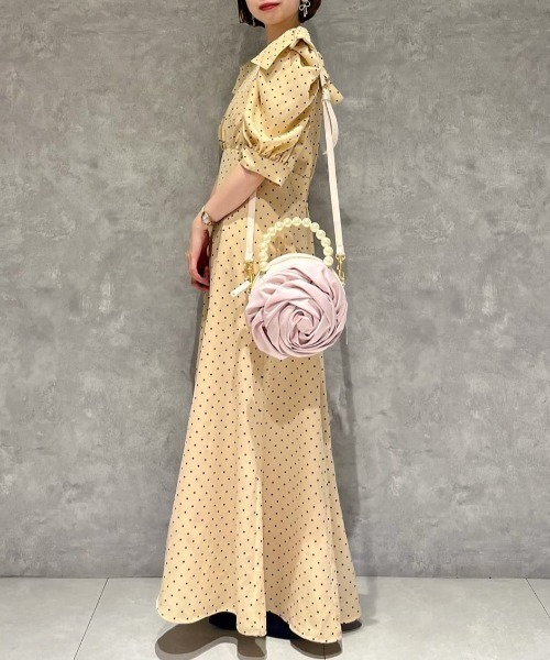 Maison de FLEUR（メゾンドフルール）の「ローズショルダーバッグ（ショルダーバッグ・レディース・アイボリー/ピンク・FREE）」の19枚目の写真