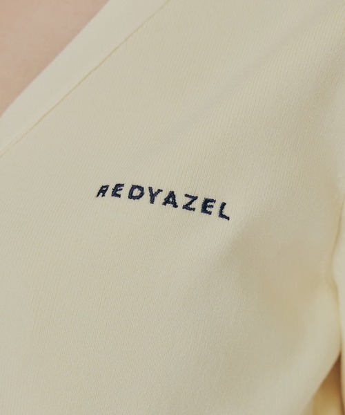 REDYAZEL(レディアゼル)の「ロゴVネックショートスリーブカーディガン(カーディガン/ボレロ・レディース・キナリ/パープル/ネイビー/レッド/ブラウン・FREE)」の22枚目の写真