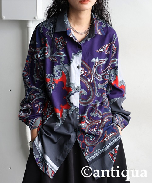 Fr2golf シャツ ペイズリー柄 Fr2golf シャツ ペイズリー柄