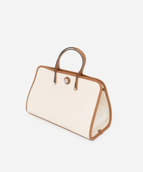 Rouge vif（ルージュヴィフ）の「【SOMEWHERE STUDIO/サムウェア ステュディオ】PLAZA-HAND ハンドバッグ（トートバッグ・レディース・キャメル・フリー）」の7枚目の写真