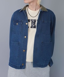 カバーオール（ブルー・ネイビー/青色系）ファッション通販