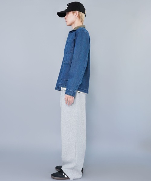 SPINNS（スピンズ）の「短丈カバーオールダックジャケット/ワークブルゾン/ユニセックス（カバーオール・メンズ・チャコール/ブルー系その他/キャメル/ブラック・ONESIZE）」の15枚目の写真