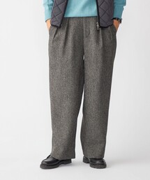 SHIPS | SHIPS:〈手洗い可能〉メランジ タック バギー スラックス(スラックス)