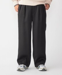 SHIPS | SHIPS:〈手洗い可能〉メランジ タック バギー スラックス(スラックス)