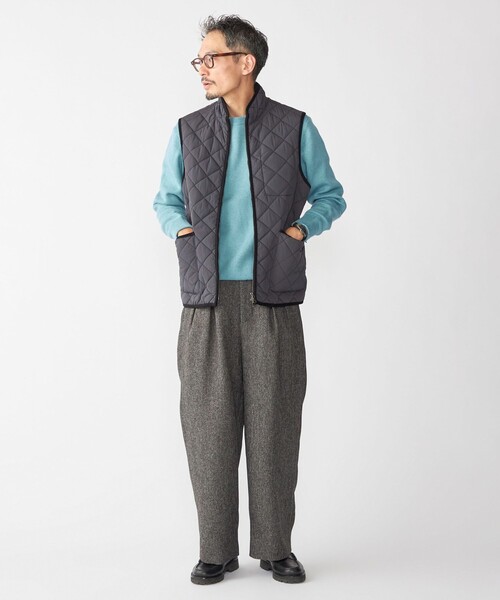 SHIPS(シップス)の「SHIPS:〈手洗い可能〉メランジ タック バギー スラックス(スラックス・メンズ・ネイビー/ブラック/グレー系・SMALL/MEDIUM/LARGE/X-LARGE)」の20枚目の写真