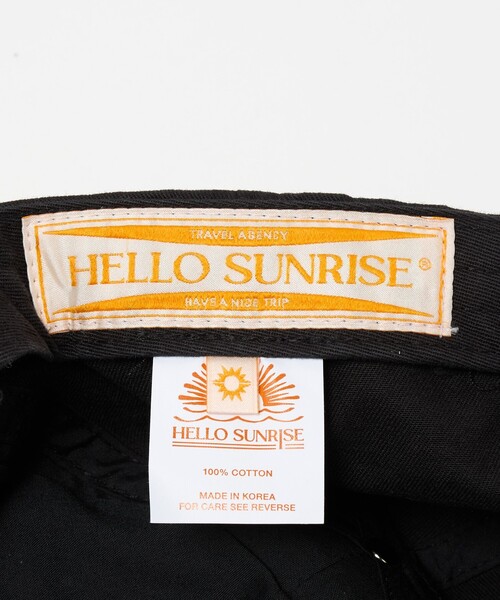 HELLO SUNRISE（ハローサンライズ）の「＜HELLO SUNRISE＞ボルケーノ ロゴ 6パネル キャップ（キャップ・メンズ・ブラック/ナチュラル・FREE）」の10枚目の写真
