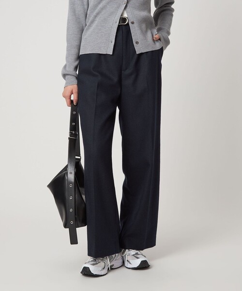 セール】［size SHORT/TALLあり］スラブ ワイド ストレート パンツ