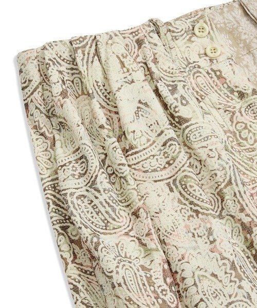 OPEN Yy（オープンワイワイ）の「OPEN Yy/オープンワイワイ/PAISLEY FULL GATHER PANTS（その他パンツ・レディース・ベージュ・M/S）」の7枚目の写真