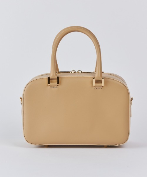 CHRISTIAN VILLA（クリスチャンヴィラ）の「【別注アイテム】スムースレザー使用 ミニボストンバッグ《CHRISTIAN VILLA》（ハンドバッグ・レディース・グレイッシュベージュ/ベージュ・フリー）」の12枚目の写真