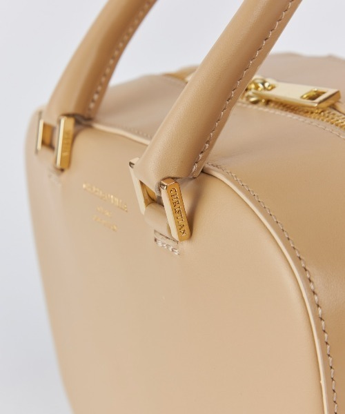 CHRISTIAN VILLA（クリスチャンヴィラ）の「【別注アイテム】スムースレザー使用 ミニボストンバッグ《CHRISTIAN VILLA》（ハンドバッグ・レディース・グレイッシュベージュ/ベージュ・フリー）」の15枚目の写真