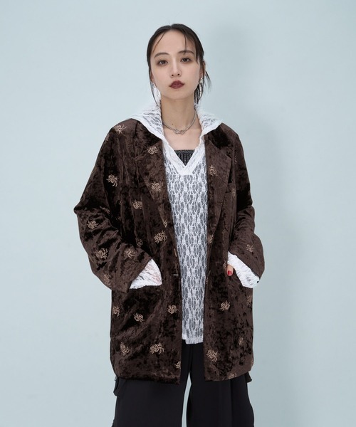 HARE（ハレ）の「VINTAGEジャガード2WAYジャケット(HARE)（テーラード