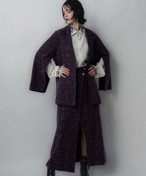 HARE ジャガード2WAYジャケットおおい VINTAGEジャガード2WAYジャケット(HARE)（テーラードジャケット