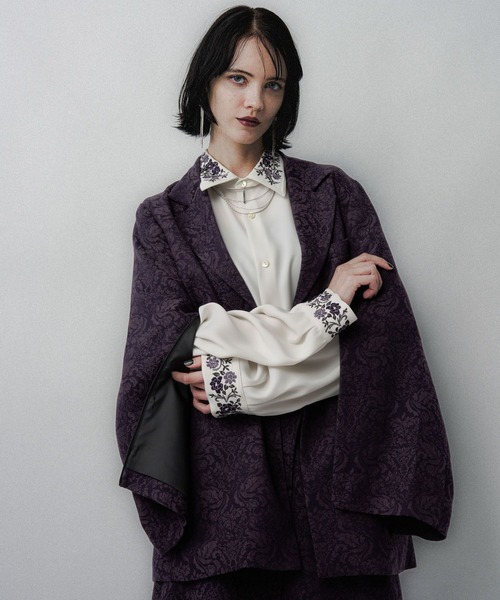 HARE ジャガード2WAYジャケットおおい VINTAGEジャガード2WAYジャケット(HARE)（テーラードジャケット