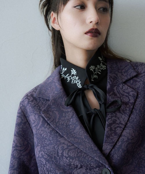 VINTAGEジャガード2WAYジャケット(HARE)（テーラードジャケット