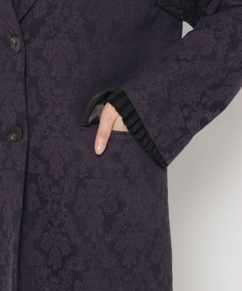 HARE(ハレ)の「VINTAGEジャガード2WAYジャケット(HARE)(テーラードジャケット・レディース・パープル/ブラウン/ブラック/ブラック系その他/パープル系その他/ブラウン系その他/ネイビー・SMALL/MEDIUM)」の16枚目の写真