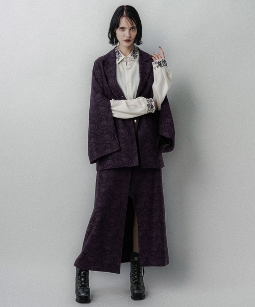 VINTAGEジャガード2WAYジャケット(HARE)（テーラードジャケット