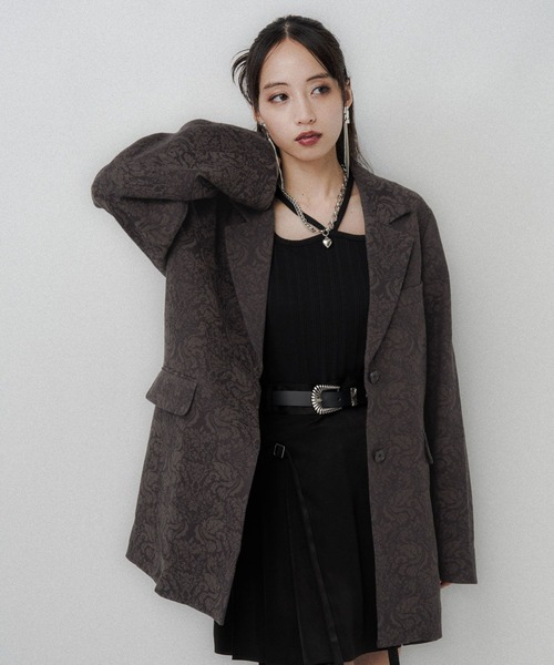 VINTAGEジャガード2WAYジャケット(HARE)（テーラードジャケット