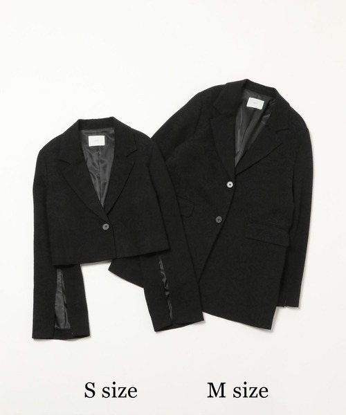 VINTAGEジャガード2WAYジャケット(HARE)（テーラードジャケット