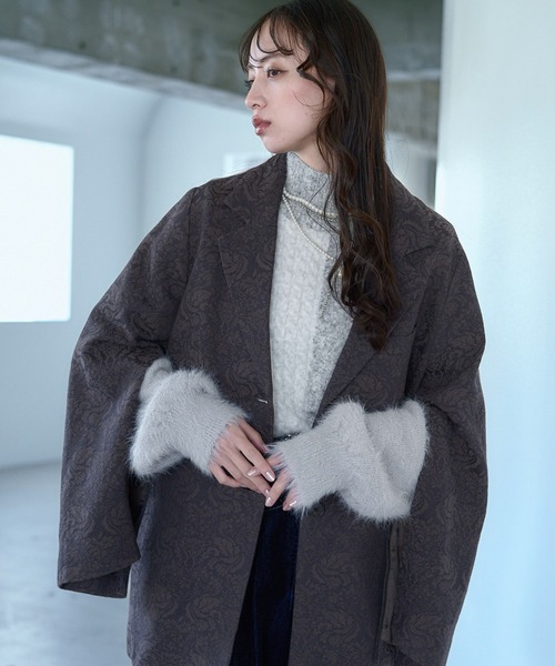 VINTAGEジャガード2WAYジャケット(HARE)（テーラードジャケット