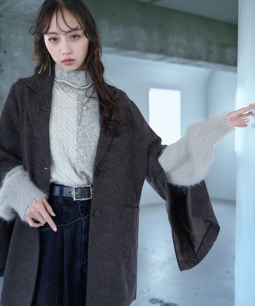 VINTAGEジャガード2WAYジャケット(HARE)（テーラードジャケット