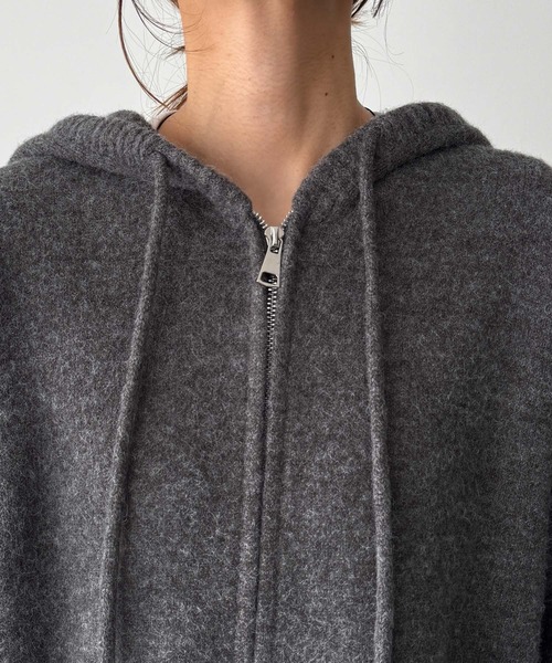 セール】El mar ソフトニットZIPパーカー（ニット/セーター）｜CANAL