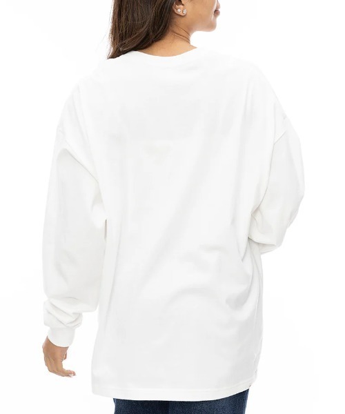 BILLABONG(ビラボン)の「【BILLABONG/ビラボン】24AW GRAPHIC LOOSE LS TEE/グラフィック長袖ロンT(Tシャツ/カットソー・レディース・ホワイト/イエロー・MEDIUM)」の4枚目の写真