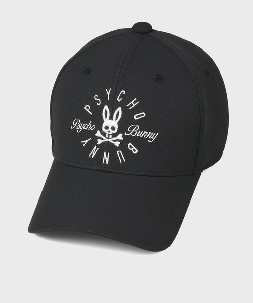 Psycho Bunny（サイコバニー）の「[GOLF]サークルロゴ ツイルキャップ（キャップ・メンズ・ブラック/ホワイト/ベージュ・FREE）」の3枚目の写真