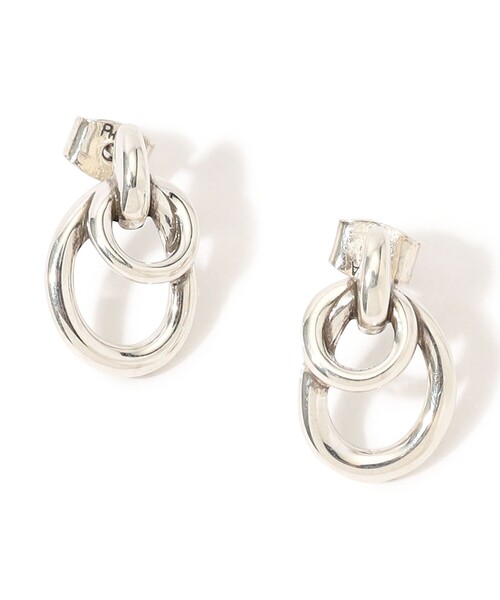 PHILIPPE AUDIBERT(フィリップ オーディベール)の「【別注】PHILIPPE AUDIBERT Double Circle ピアス(ピアス(両耳用)・レディース・シルバー・FREE)」の1枚目の写真