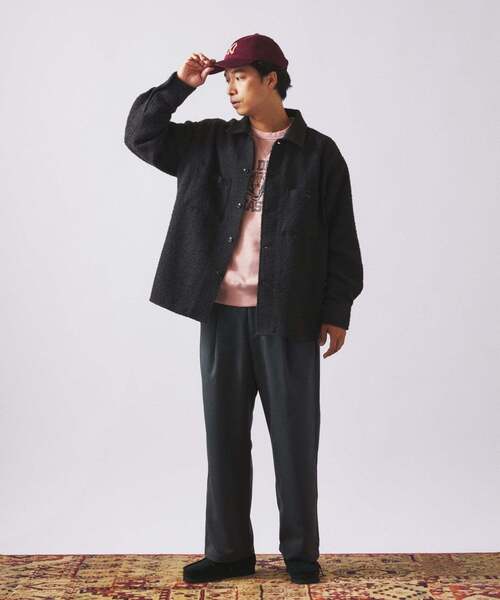 セール】ビッグ ヘリンボン CPO シャツ ジャケット（シャツ/ブラウス