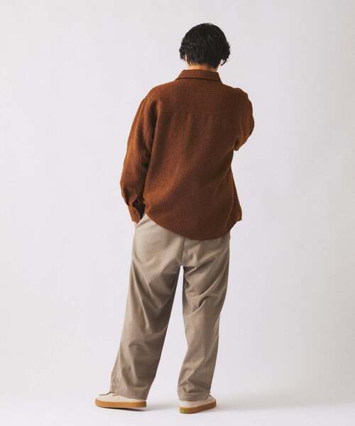 JOURNAL STANDARD relume(ジャーナルスタンダード レリューム)の「ビッグ ヘリンボン CPO シャツ ジャケット(シャツ/ブラウス・メンズ・マスタード/オレンジ/ブラック・LARGE/MEDIUM)」の14枚目の写真