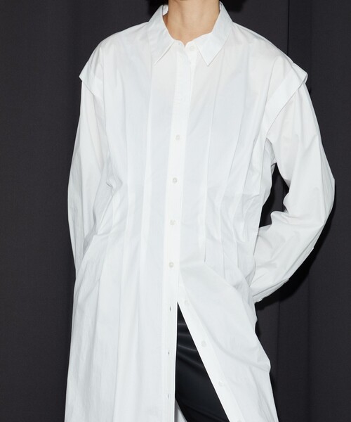 AEWEN MATOPH ウエストダーツシャツワンピース UNITED ARROWS｜<AEWEN MATOPH>ウエストダーツ シャツマキシ