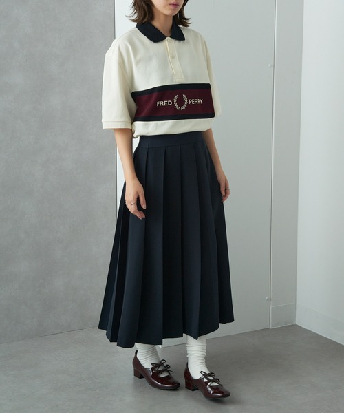FRED PERRY(フレッドペリー)の「【FRED PERRY】EMBROIDERED PANEL POLO SHIRT M2421(ポロシャツ・メンズ・ブラック/オフホワイト・XL/L/M/S)」の10枚目の写真