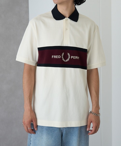 FRED PERRY(フレッドペリー)の「【FRED PERRY】EMBROIDERED PANEL POLO SHIRT M2421(ポロシャツ・メンズ・ブラック/オフホワイト・XL/L/M/S)」の11枚目の写真