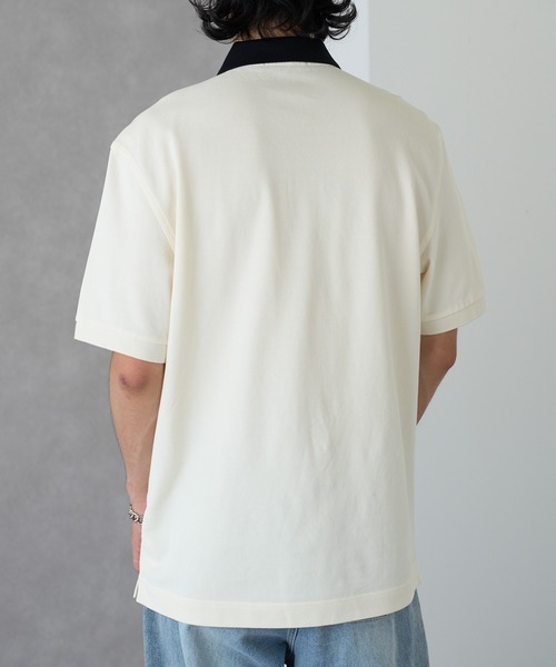 FRED PERRY(フレッドペリー)の「【FRED PERRY】EMBROIDERED PANEL POLO SHIRT M2421(ポロシャツ・メンズ・ブラック/オフホワイト・XL/L/M/S)」の15枚目の写真