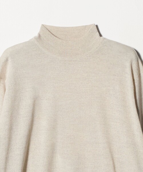 JOHN SMEDLEY（ジョンスメドレー）の「＜JOHN SMEDLEY＞KILDAY/モックネックニット（ニット/セーター・メンズ・ベージュ/ネイビー・M/L）」の4枚目の写真